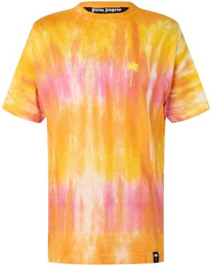 Palm Angels Printed T-Shirt - Orange