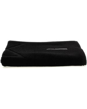 Rick Owens Beach Towel 'Pentagram' - Black