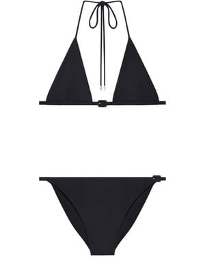 Courreges Courrèges Buckle Bikini - Black