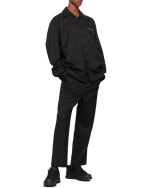 MM6 by Maison Margiela Zip Shirt - Black
