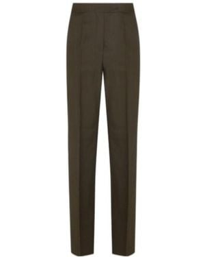 Max Mara Pleated Casual Pants - Gray