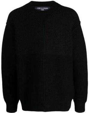 Comme des Garçons Crew Neck Jumper - Black