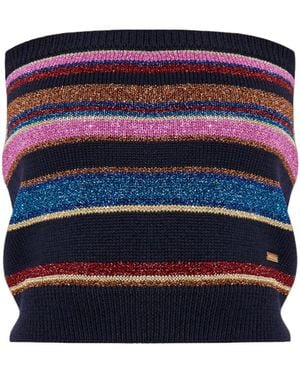 DSquared² Striped Tube Top - Blue