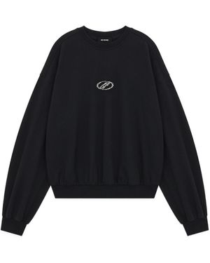 we11done Crew-Neck Sweatshirt - Black