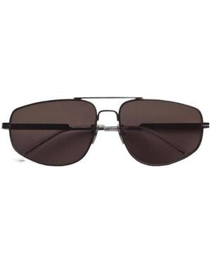 Bottega Veneta Eyewear Aviator Frame Sunglasses - Multicolor