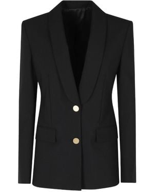 Alberta Ferretti Long-Sleeve Blazer - Black