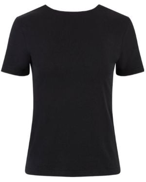 Nina Ricci Draped T-Shirt - Black