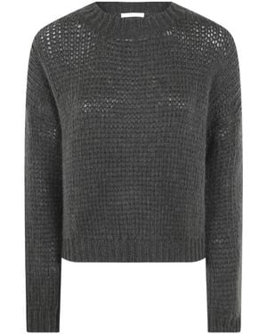 Nuur Crew Neck Sweater - Gray