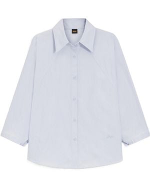 BOSS Relaxed-Fit Blouse - White