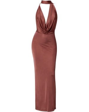 Amazuìn Halterneck Dress - Red