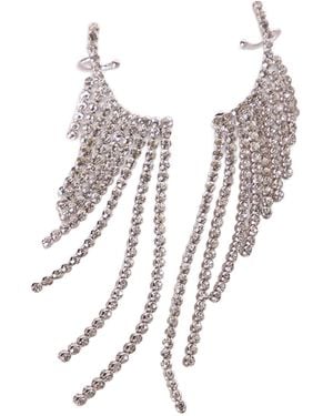 Rabanne Drop Earrings - White