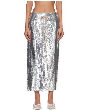 Simone Rocha Column Skirt - Metallic
