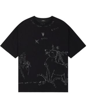 we11done Graphic T-Shirt - Black