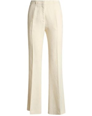 Etro Pleat Detailed Tailored Trousers - Natural