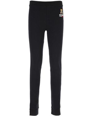 Moschino Logo Leggings - Black