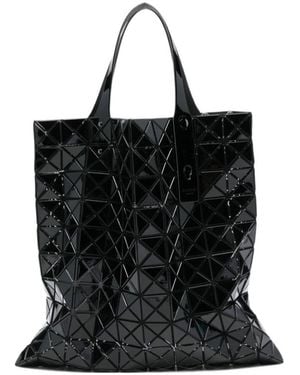 Issey Miyake Geometric Patterned Top Handle Bag - Black