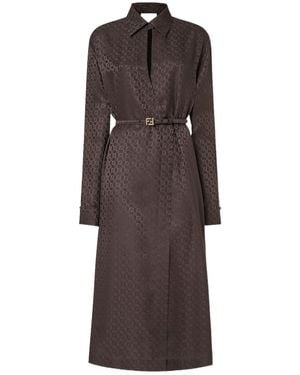 FENDI｜DRESSES (FF viscose dress (FZDB86 AQ41 F0YD2)) Fendi LIGHT BLUE FF VISCOSE DRESS – EYE LUXURY CONCIERGE