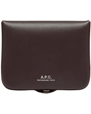 A.P.C. Josh Coin Purse - Grey