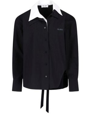 The Attico Long Sleeve Shirt - Black