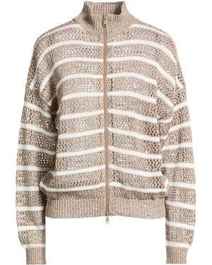 Brunello Cucinelli Cardigan - Natural