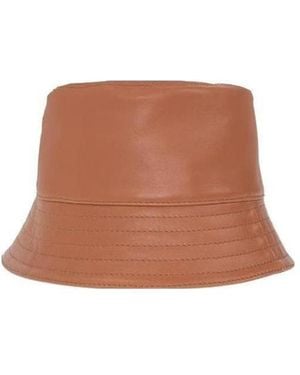 Loewe Quilted Fisherman's Bucket Cap - Brown