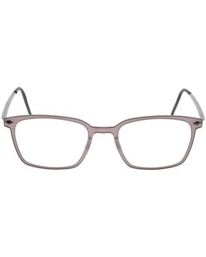 Lindberg 6536 Rectangular-Frame Glasses - White