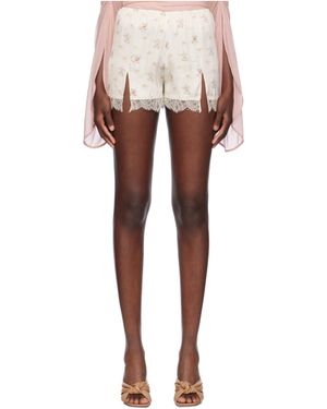 Blumarine Floral Shorts - Multicolor