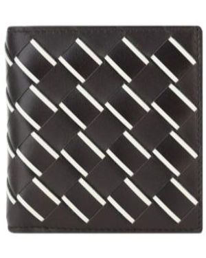 Bottega Veneta Intrecciato Calf Leather Cardholder - Black