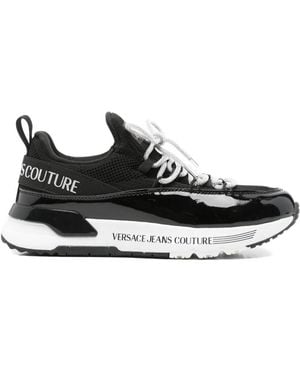 Versace Jeans Couture Lace-Up Trainers - Black