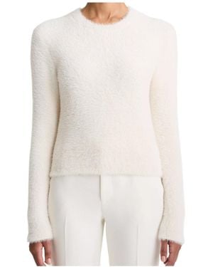 Vince Textured Sweater - White