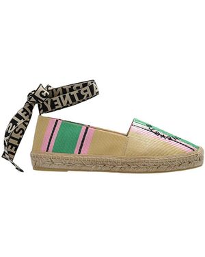 Stella McCartney Color-Block Espadrilles - Green