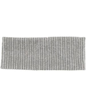 Brunello Cucinelli Solid Color Scarves - Gray