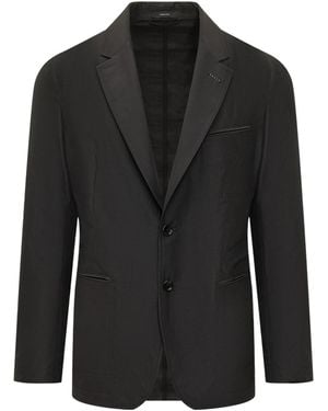 Tom Ford Single-Breasted Buttoned Blazer - Black