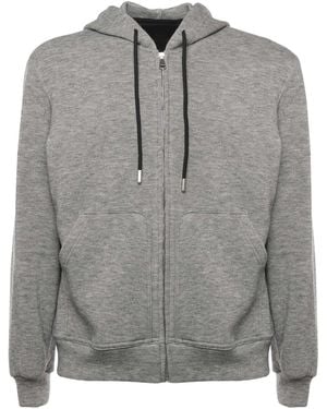 Giuliano Galiano Guetta Zip-Up Hoodie - Grey