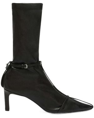 Jil Sander Slip-On Ankle Boots - Black