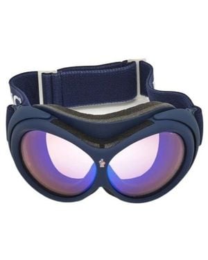Moncler Eyewear Oversized Ski Goggles - Blue