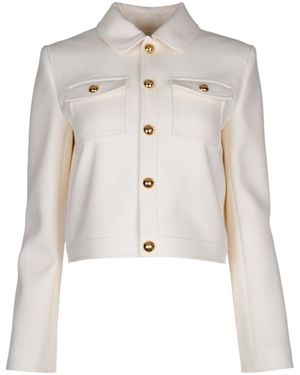 Celine Long Sleeved Jacket - White