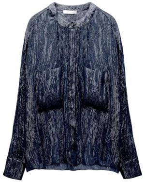 Dorothee Schumacher Long-Sleeved Shirt - Blue