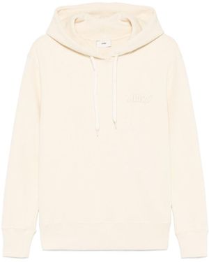 Autry Long-Sleeved Drawstring Hoodie - Natural