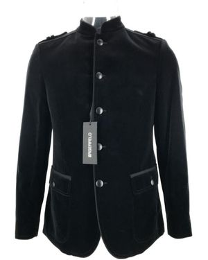 KARL LAGERFELD Single-Breasted Casual Jacket - Black