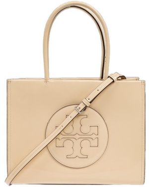 Tory Burch Small Ella Tote Bag - Natural