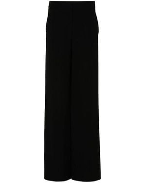 Giorgio Armani Straight Casual Trousers - Black