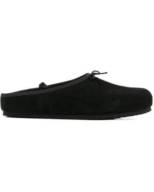 Repetto X Birkenstock Round-Toe Mules - Black