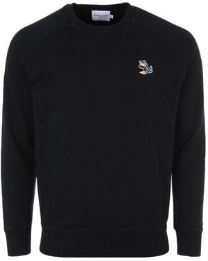 Maison Kitsuné Fox Patch Hoodie - Black