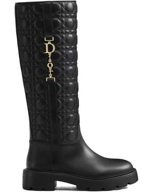 Dior Ly Knee-High Boots - Black