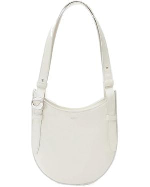 Coperni Mini Logo-Buckle Tote Bag - White