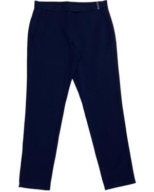 Max Mara Pocket Casual Trousers - Blue