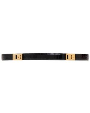 Ferragamo Logo Belt - White