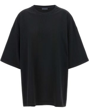 Haikure Gabrielle Slit-Back T-Shirt - Black