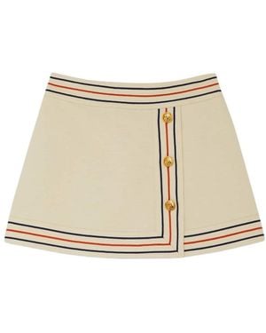 Gucci Cotton Wrap Skirt - Natural